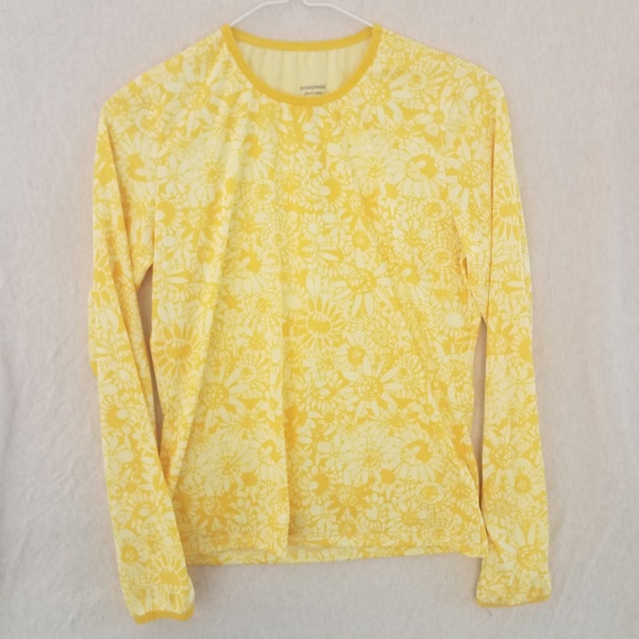 patagonia yellow long sleeve